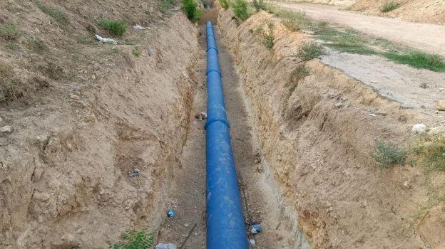 Новую ветку водопровода строят в Евпатории