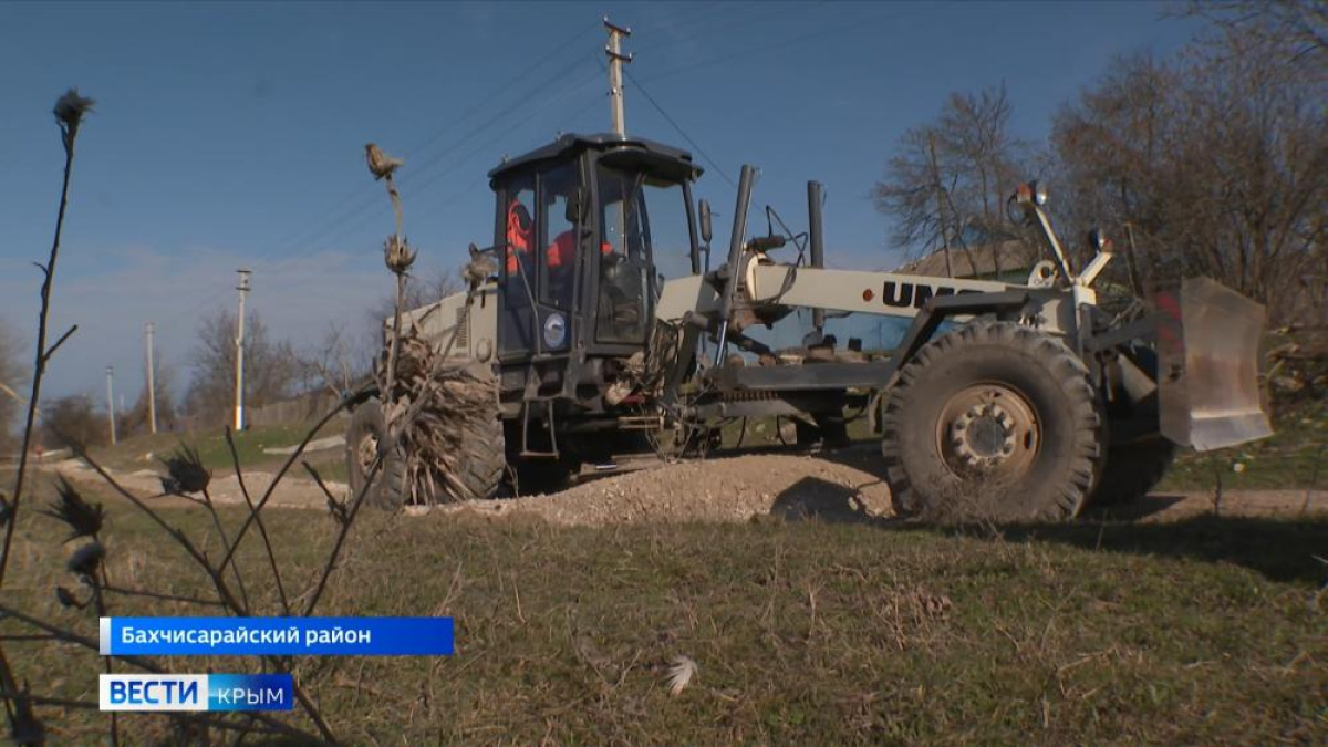 Грунтовые дороги Крыма приводят в порядок – Новости Крыма – Вести Крым