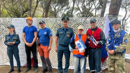 Сотрудники МЧС и волонтёры Национального Центра в Артеке провели масштабные поисковые учения для детей