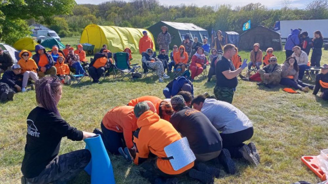 В Крыму более 100 человек приняли участие в поисково-спасательных учениях (ВИДЕО)