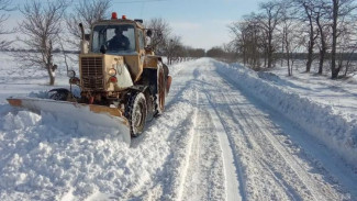 В Красногвардейском районе очистили около 600 километров дорог от снега