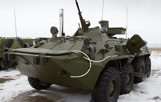 Новые машины химразведки получили военные в Крыму