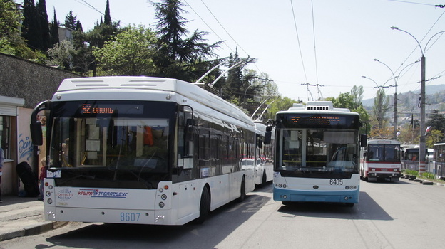 На маршруте «Симферополь – Ялта» увеличили число троллейбусов