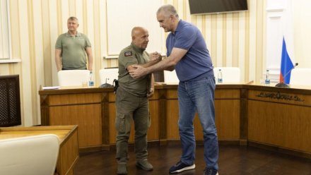 Сергей Аксёнов вручил награды добровольцам отряда «БАРС-Крым»