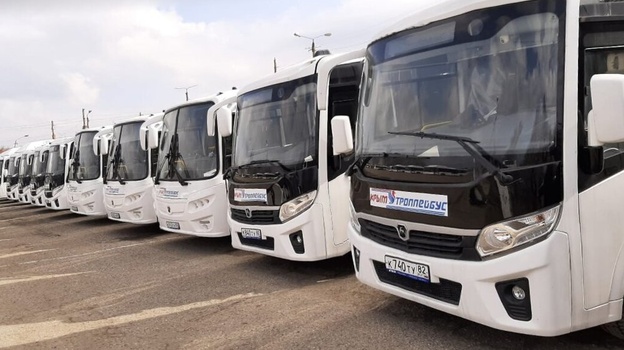 Новые автобусы вышли на пригородные маршруты в Крыму