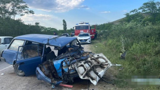 Трое пострадали, один человек погиб в массовом ДТП в Крыму