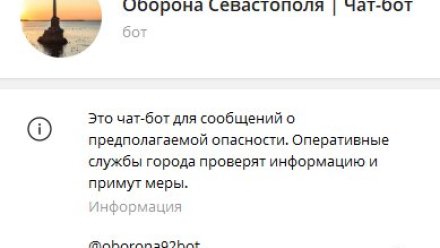 Чат-бот для сообщений о подозрительных событиях запустили в Севастополе