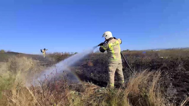 В Крыму увеличилось число возгораний сухостоя