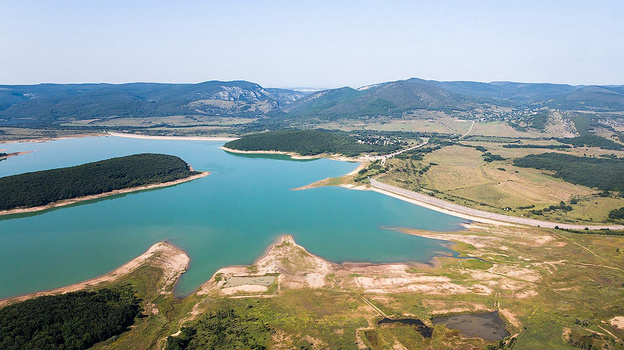 Обильные ливни наполнили Чернореченское водохранилище, питающее Севастополь 