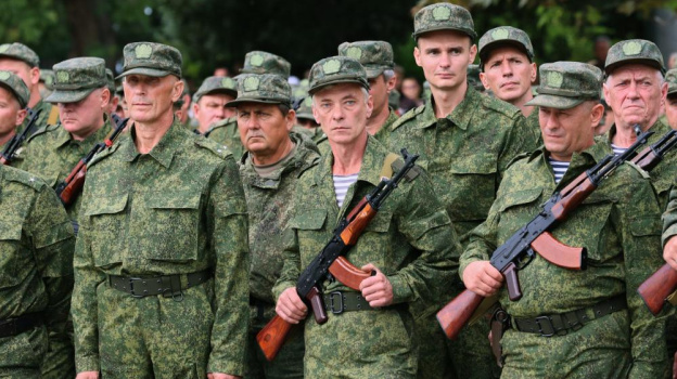Мобилизованные военнослужащие усилили войска в Крыму