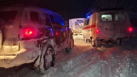 В Крыму спасатели эвакуировали машину из снежного заноса