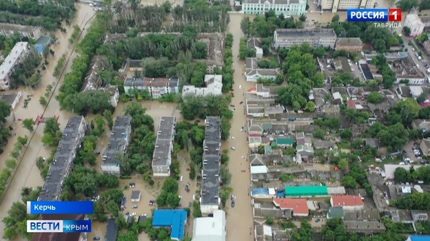 На востоке Крыма остаются подтопленными более 100 домов