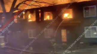 Очевидцы рассказали подробности крупного пожара в Инкермане