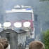 В Евпатории автомобиль перегородил проезд спасателям