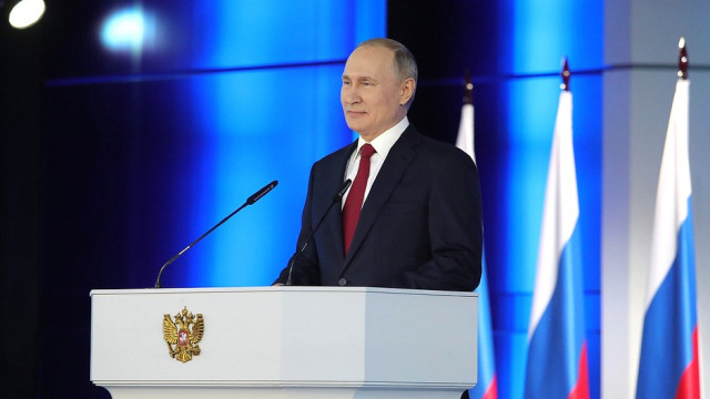 Владимир Путин выступил с обращением к россиянам