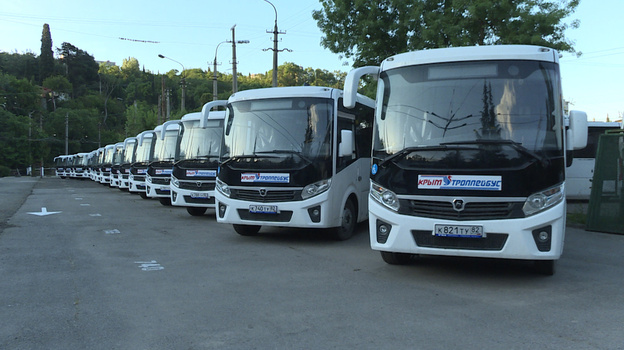 «Крымтроллейбус» закупил для Ялты 28 новых автобусов