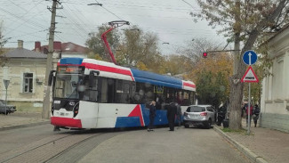 ДТП с новым трамваем произошло в Евпатории