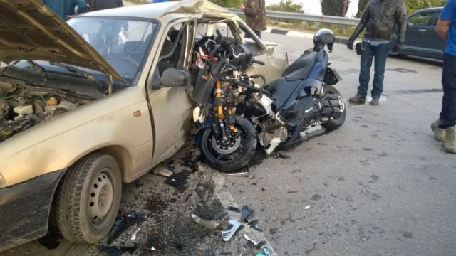 Четверо байкеров попали в ДТП в Крыму на выходных