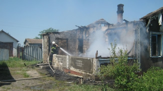 В Советском районе сгорел дом