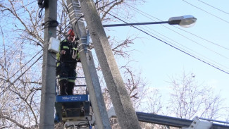 В Симферополе меняют уличное освещение