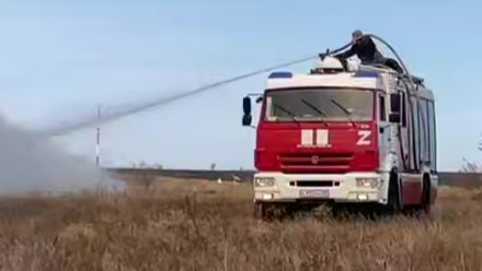 Пожар под Симферополем локализовали на 50 гектарах