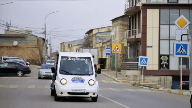Крымские электромобили выехали на дороги Дагестана
