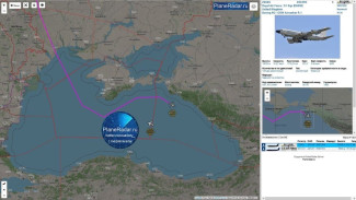 Самолёт ВВС Великобритании шпионит у берегов Крыма