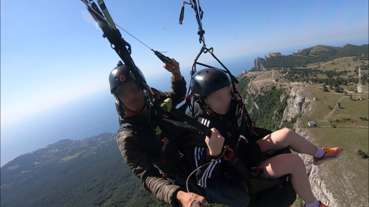 Полёт на параплане в Крыму Симферополь