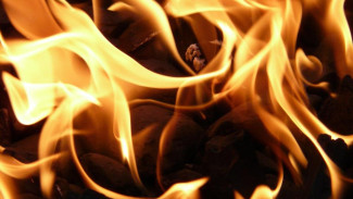 В Симферопольском районе вспыхнул ландшафтный пожар