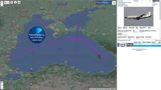 Американский самолёт-разведчик шпионит у берегов Крыма
