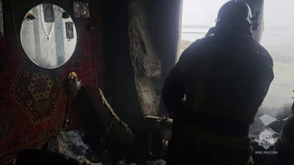 На пожаре в Саках спасли 60-летнего мужчину 