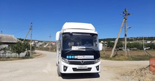 В Крыму запустили новый автобусный маршрут «Симферополь – Строгоновка»