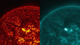 На Солнце произошла двойная вспышка класса М 