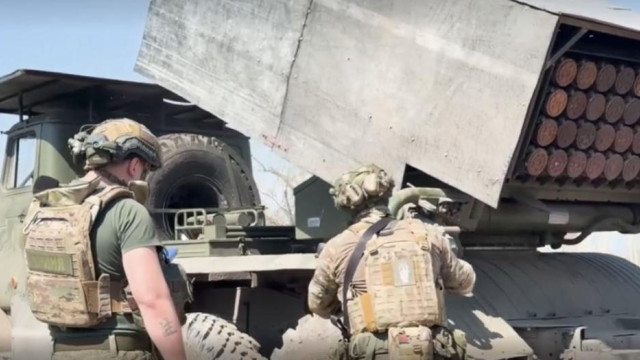 РСЗО «Град» уничтожили опорный пункт ВСУ под Часовым Яром