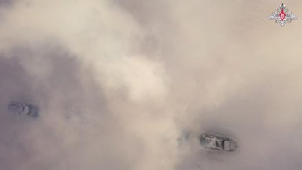 Военные установили дымовую завесу в Севастопольской бухте