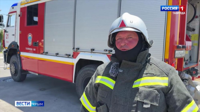 Огненная тренировка: сегодня на территории «Тавриды Арт» тушили условный пожар. 