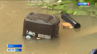 В Керчи второй раз за лето произошел потоп 