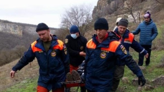 В крымских горах спасли женщину, повредившую ногу 