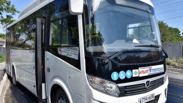 В Бахчисарае на новый маршрут вышли автобусы «Крымтроллеуйбуса»