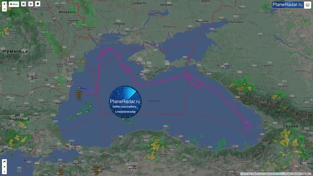 Экспериментальный самолёт США шпионил у берегов Крыма