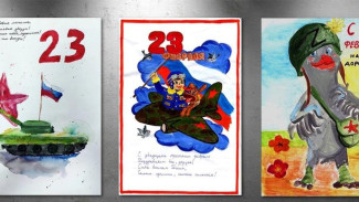 Маленькие крымчане передали свои рисунки участникам спецоперации