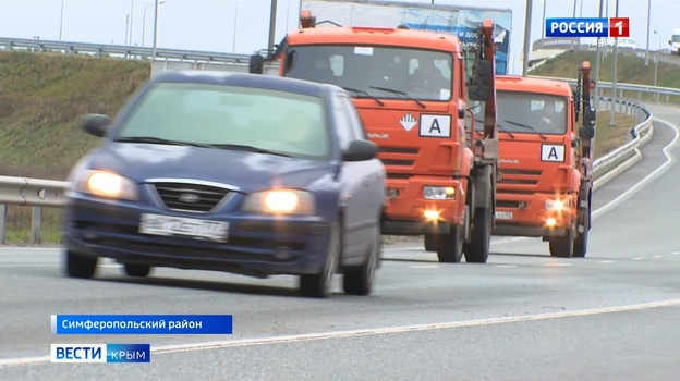 Дороги Крыма страдают от избытка грузовиков