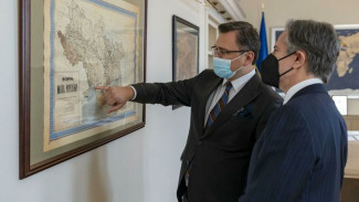 В Совфеде раскритиковали карту Украины в кабинете Кулебы