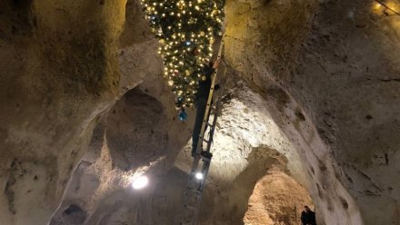Необычное новогоднее представление подготовили в пещере «Таврида» 