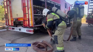  В Крыму обучают взрослых и детей правилам поведения в случае возгораний