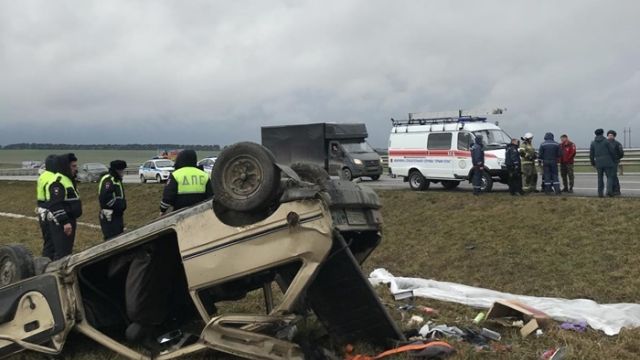 «Таврия» перевернулась на «Тавриде» под Белогорском