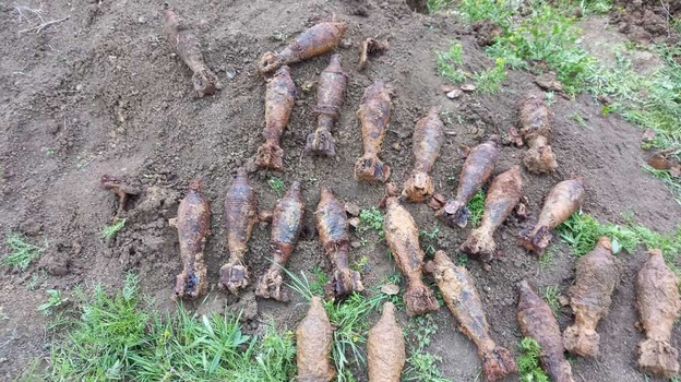 Схрон со снарядами нашли недалеко от водохранилища в Крыму