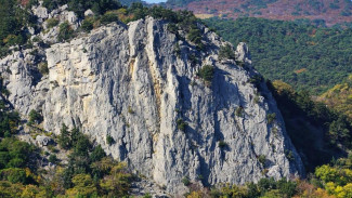 В Крыму камень скатился с горы на туриста