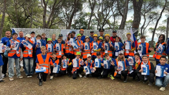 В «Артеке» провели поисковые учения для детей