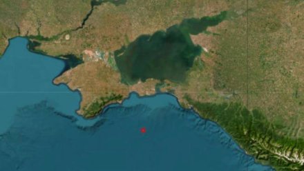 В Черном море произошло землетрясение магнитудой 2,9
